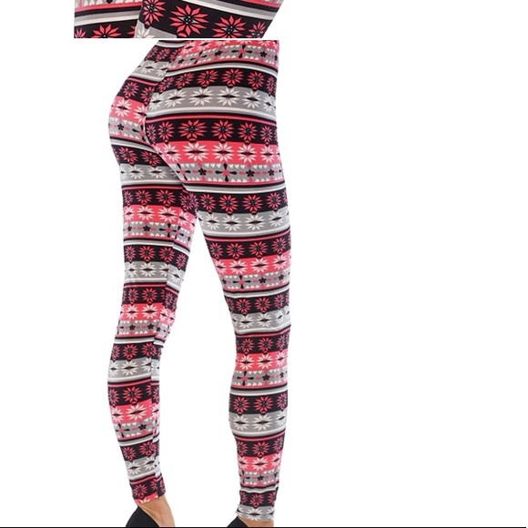 Pretty pink casual soft leggings 328 - Picture 2 of 3